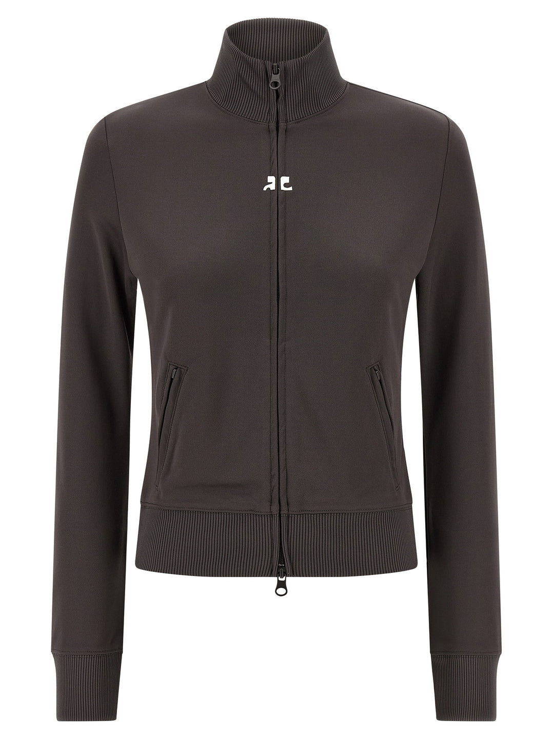 Courrèges Gray Polyester Sweatshirt