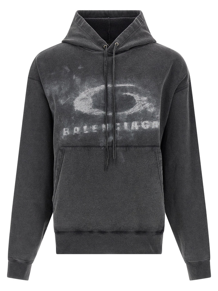 Balenciaga Bicolor Cotton Sweatshirt