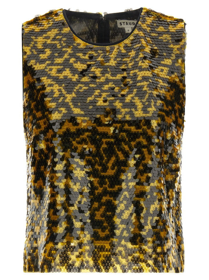 Staud Multicolor Polyester Tank Tops