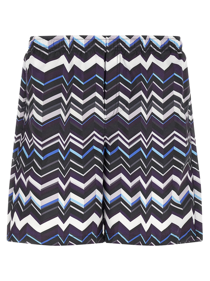 Missoni Multicolor Polyester Swim Shorts