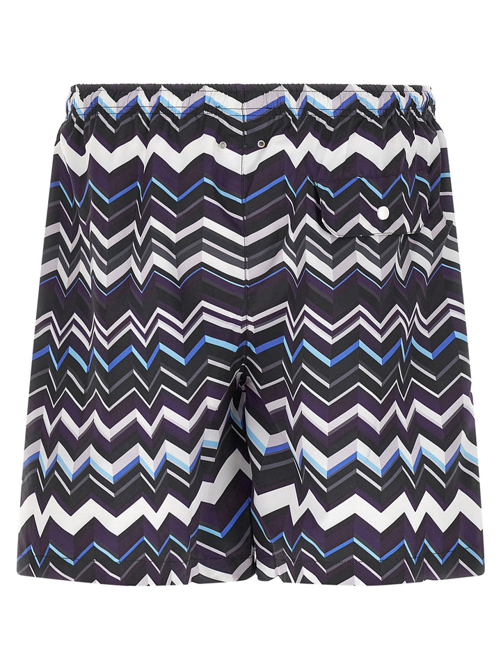 Missoni Multicolor Polyester Swim Shorts