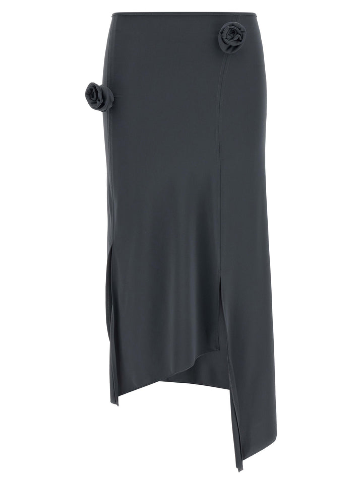 Coperni Gray Polyamide Midi Skirt
