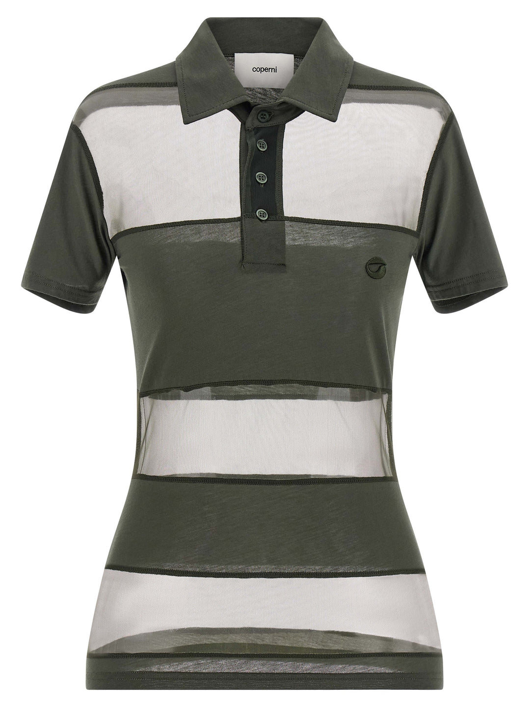 Coperni Bicolor Cotton Polo Shirt