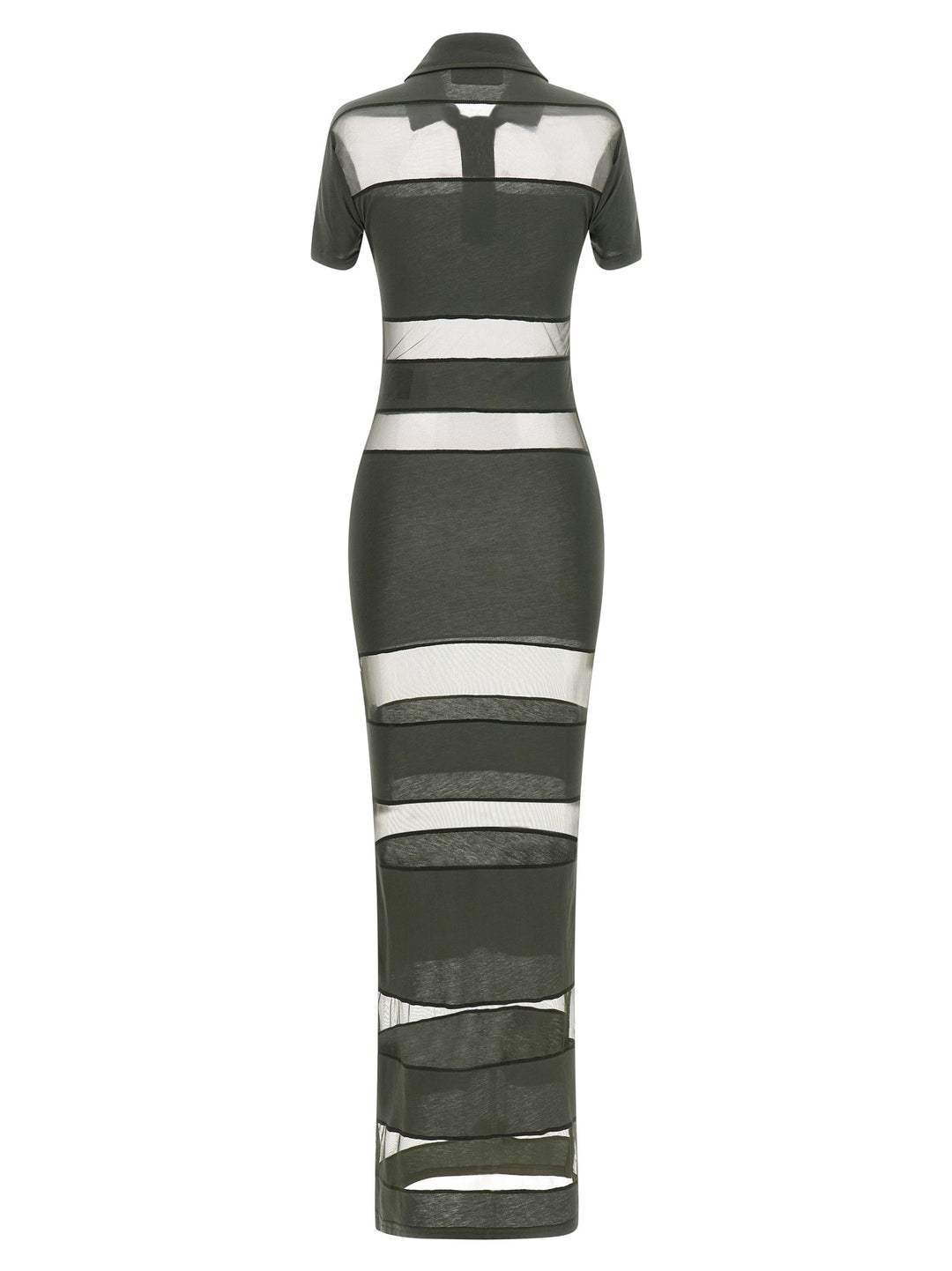 Coperni Bicolor Cotton Long Dress
