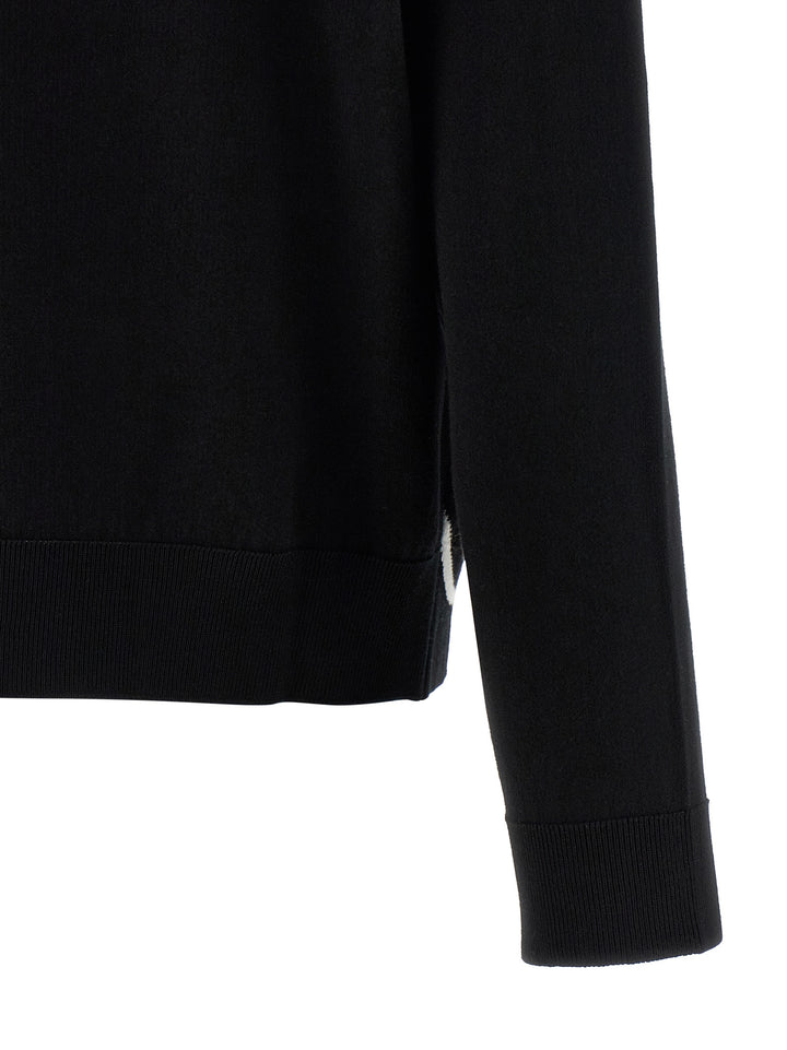 Balenciaga Bicolor Cotton Cardigan