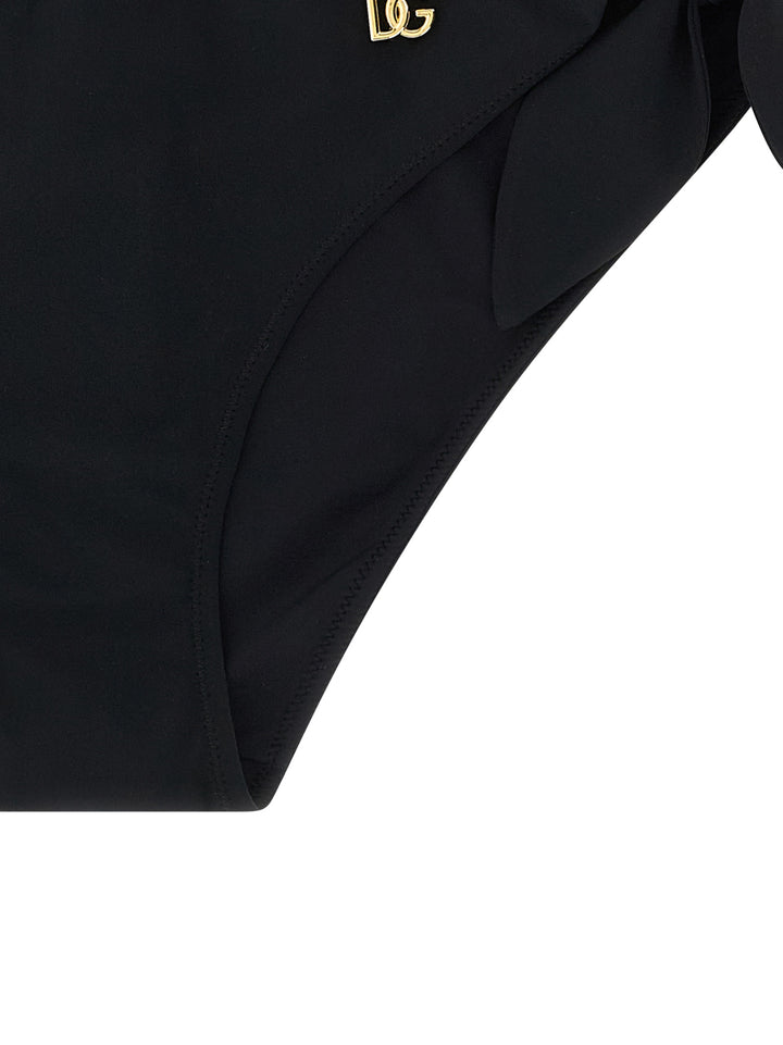 Dolce &amp; Gabbana Black Polyamide Swim Briefs