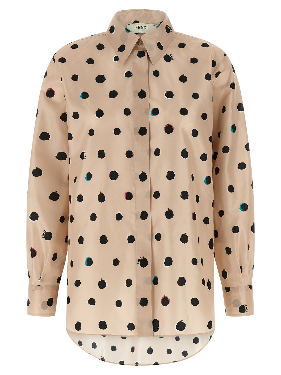 Fendi Multicolor Silk Blouse