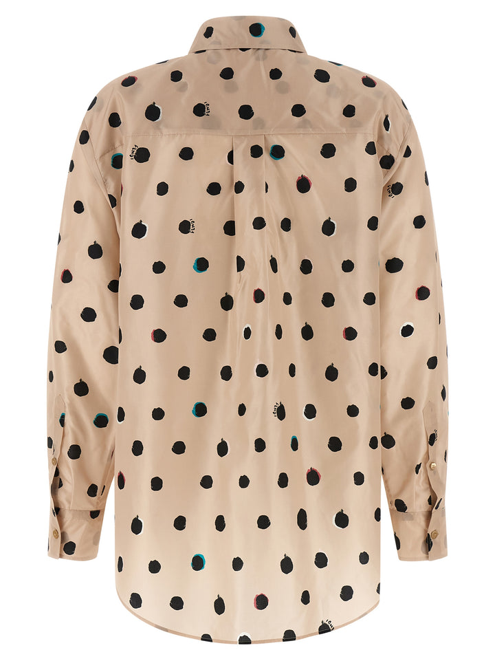 Fendi Multicolor Silk Blouse