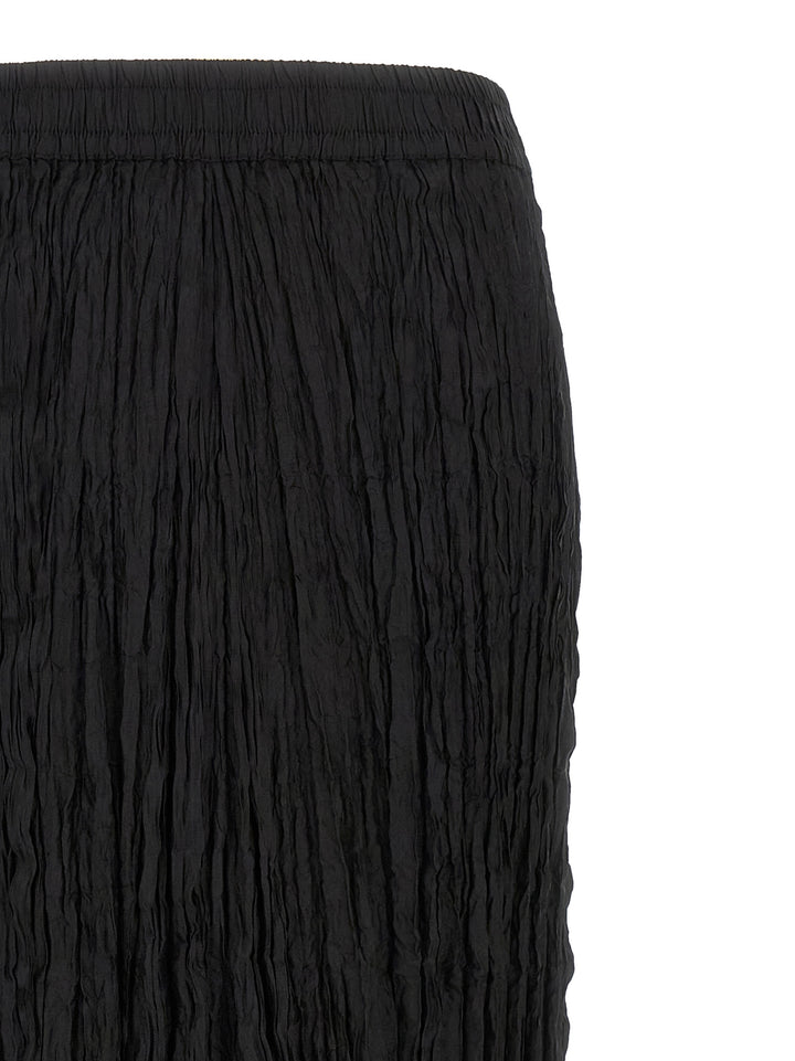 P.A.R.O.S.H. Black Silk Mini Skirt