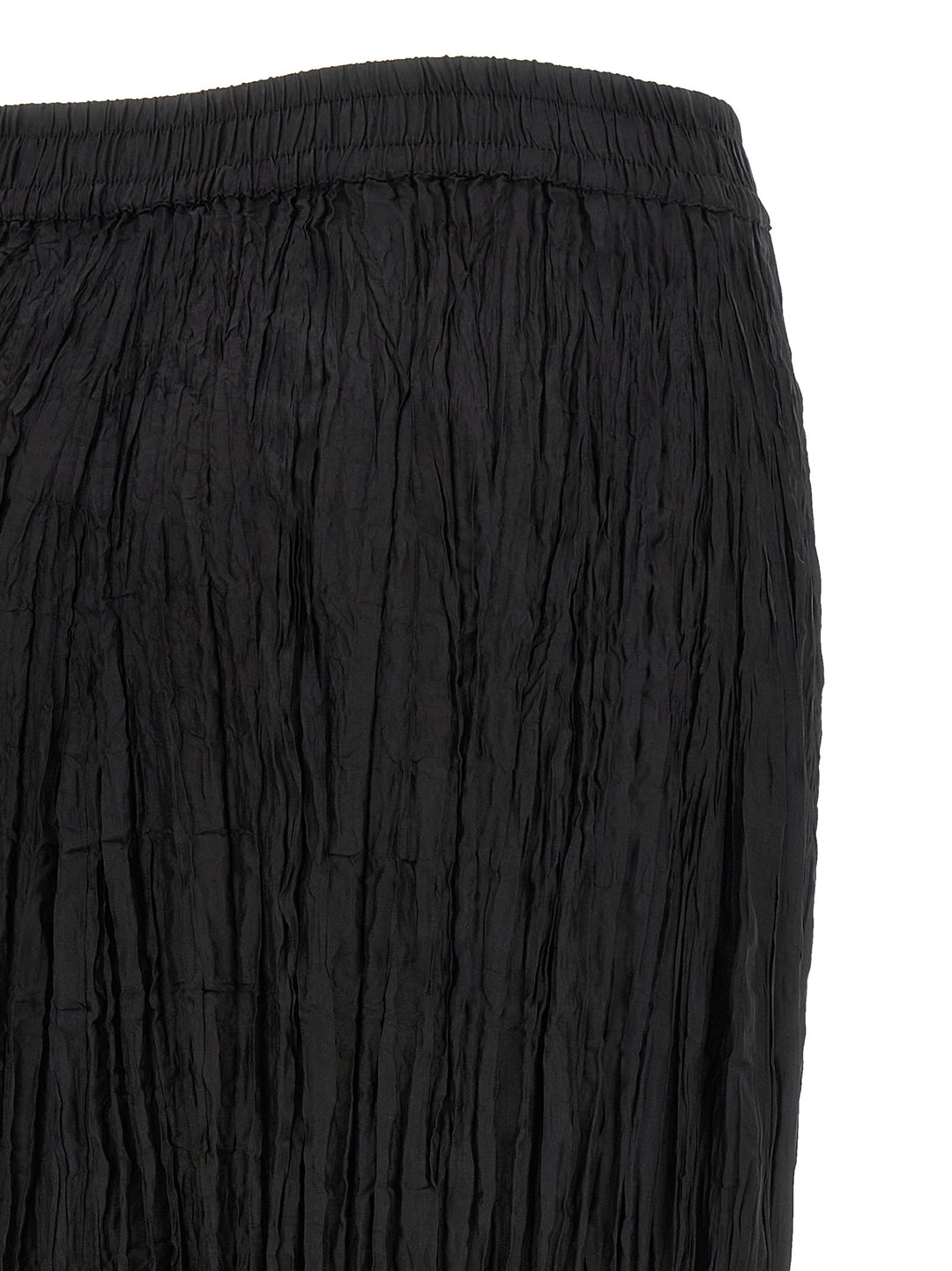P.A.R.O.S.H. Black Silk Mini Skirt