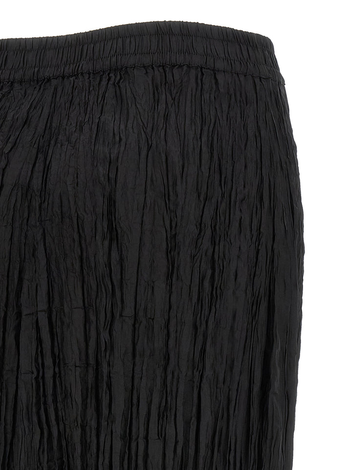P.A.R.O.S.H. Black Silk Mini Skirt