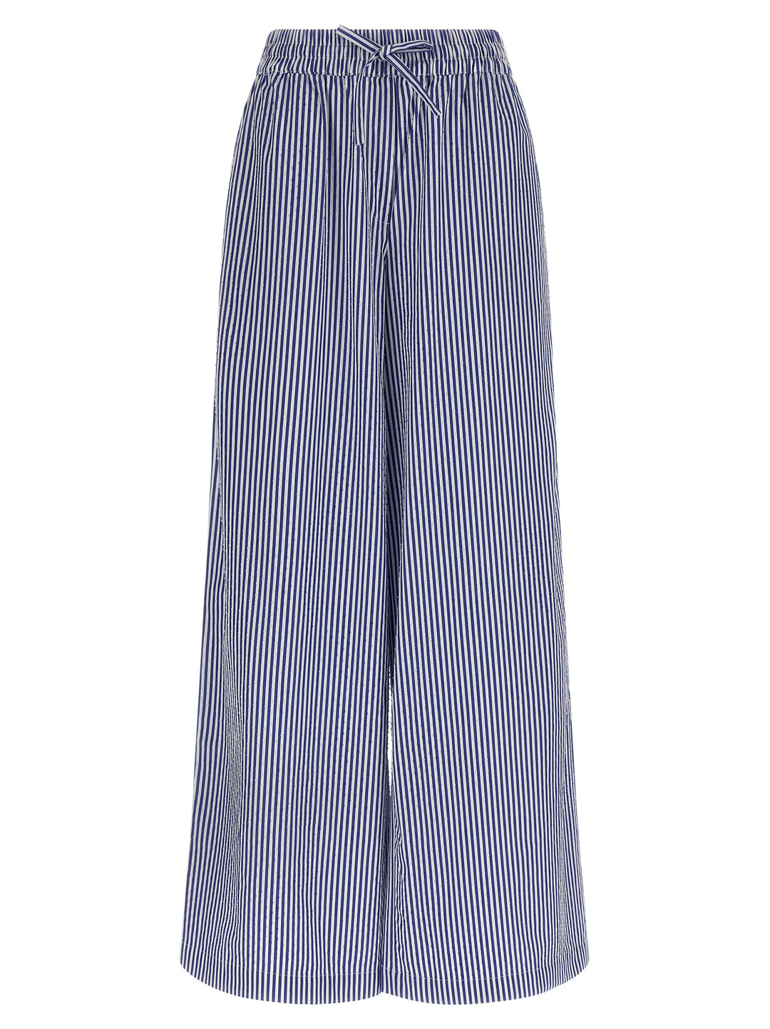 P.A.R.O.S.H. Blue Cotton Casual Pants