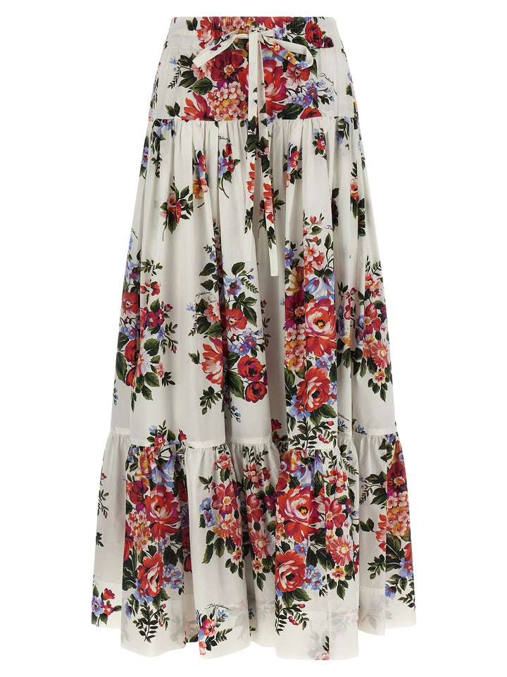 Dolce &amp; Gabbana White Cotton Mini Skirt