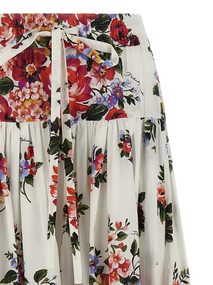 Dolce &amp; Gabbana White Cotton Mini Skirt