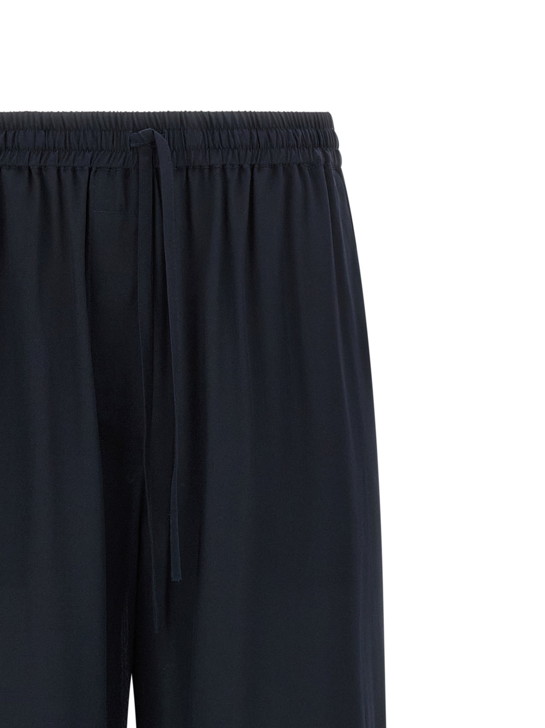 P.A.R.O.S.H. Blue Silk Casual Pants
