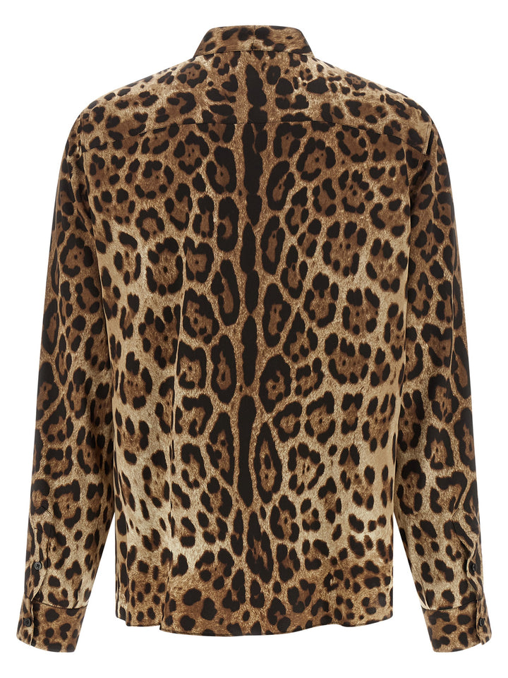 Dolce &amp; Gabbana Brown Silk Blouse
