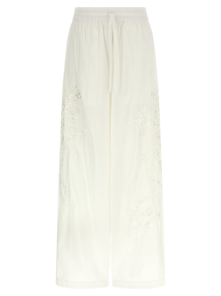 P.A.R.O.S.H. White Polyamide Casual Pants