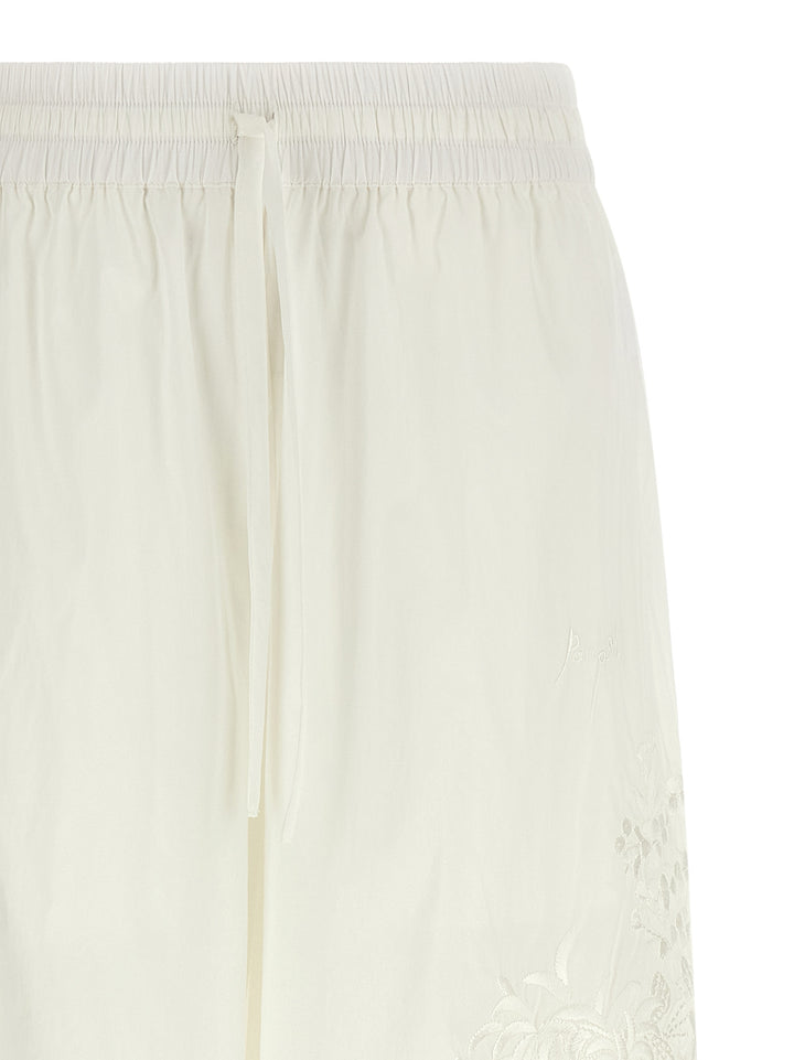P.A.R.O.S.H. White Polyamide Casual Pants