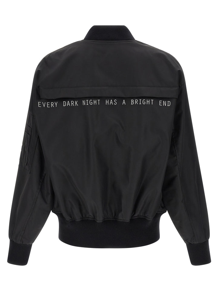 44 Label Group Black Polyamide Bomber
