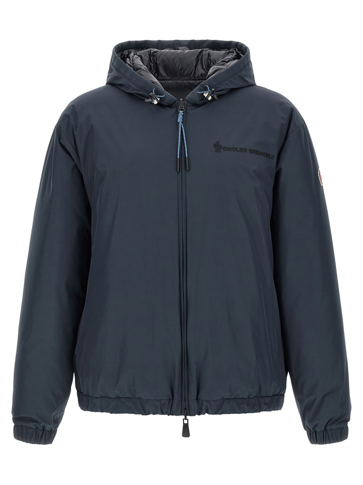 Moncler Grenoble Blue Polyamide Shell Jacket