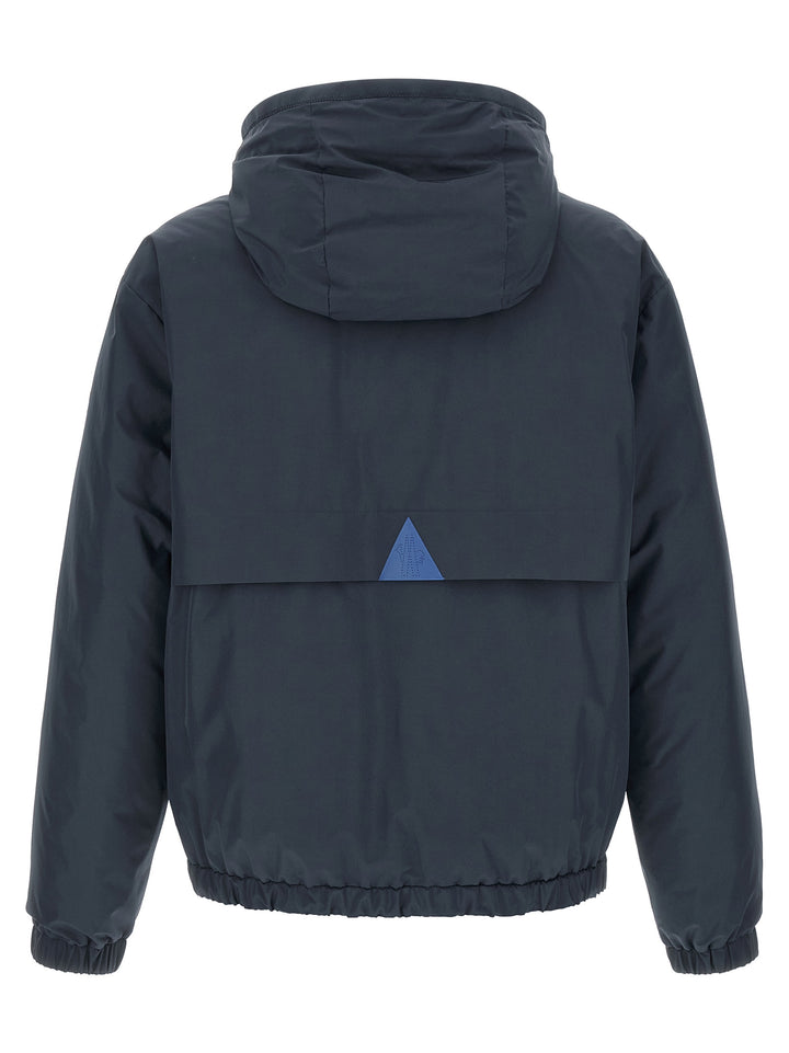 Moncler Grenoble Blue Polyamide Shell Jacket