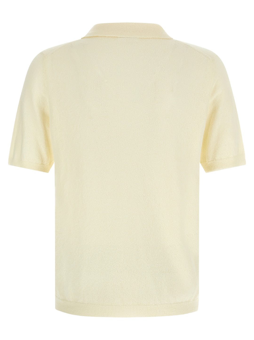 Roberto Collina Beige Cotton Polo Shirt