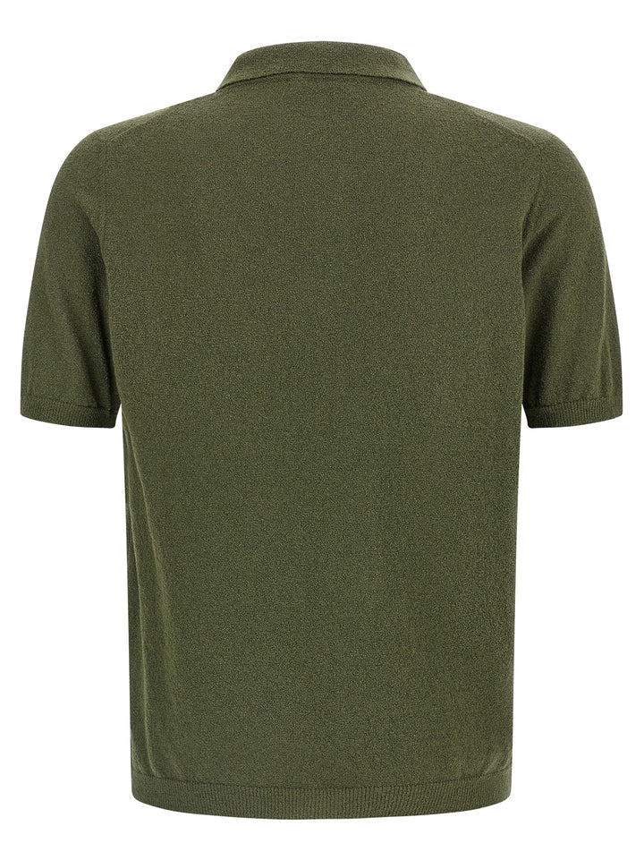 Roberto Collina Bicolor Cotton Polo Shirt