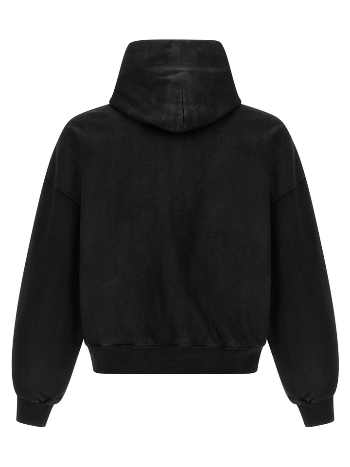 Balenciaga Black Cotton Sweatshirt