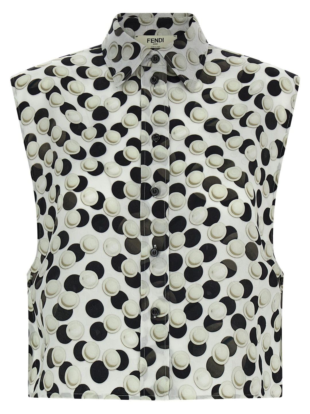 Fendi Multicolor Silk Pattern Shirt