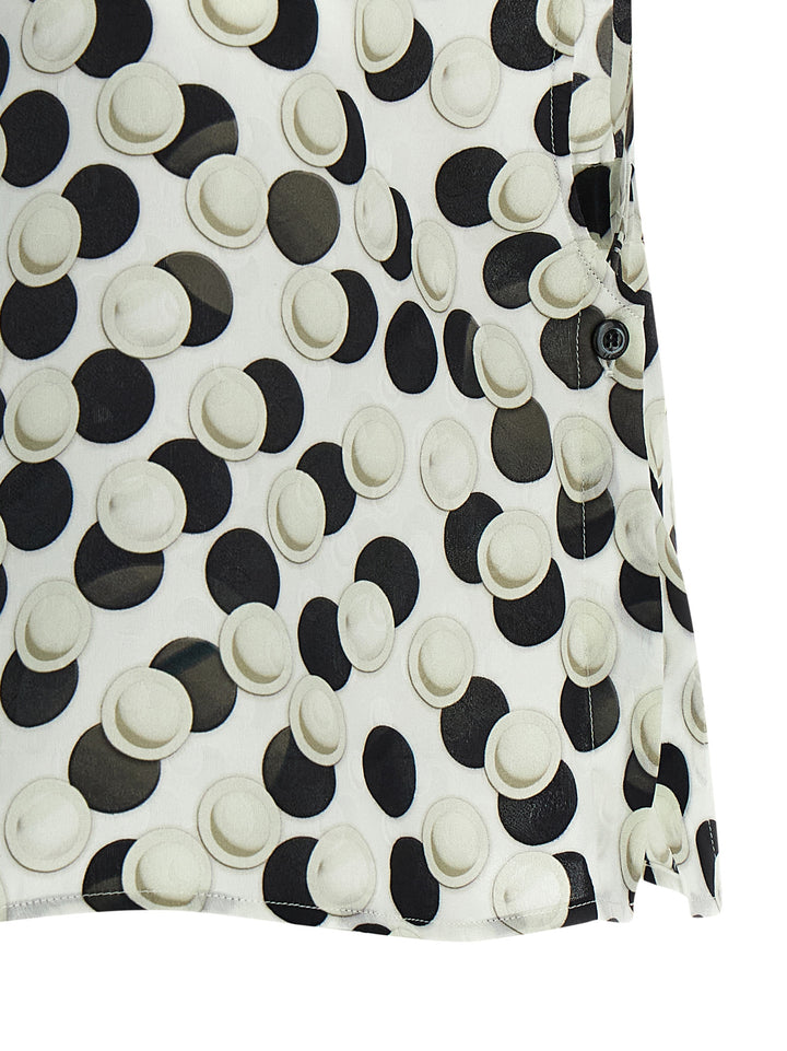 Fendi Multicolor Silk Pattern Shirt