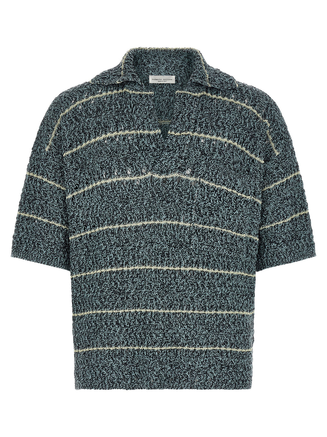 Roberto Collina Multicolor Cotton Polo Shirt