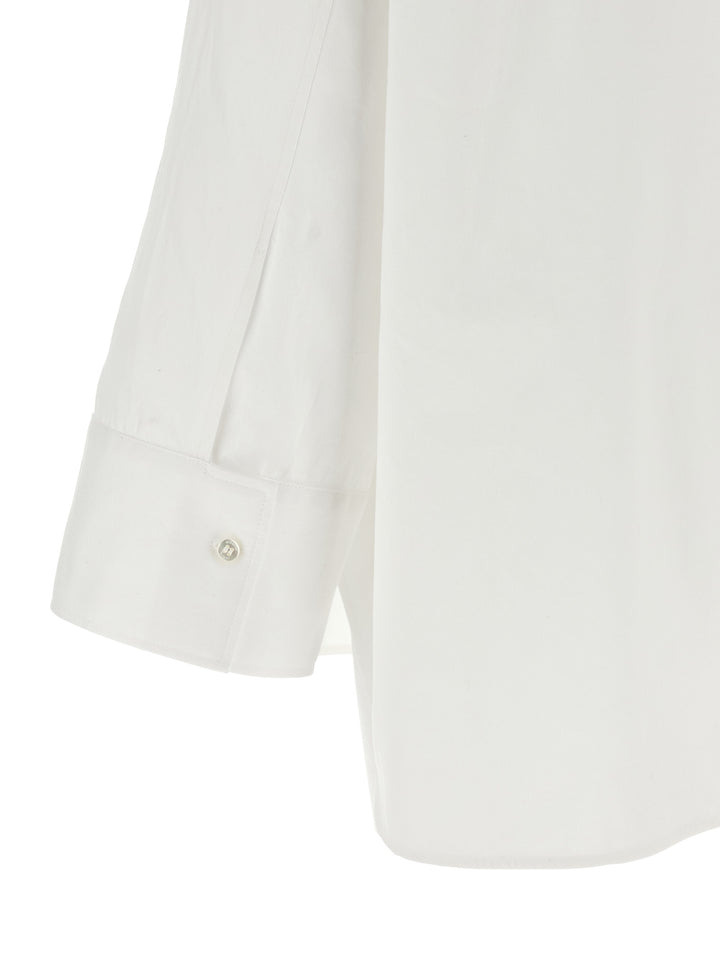 Alberto Biani White Cotton Blouse