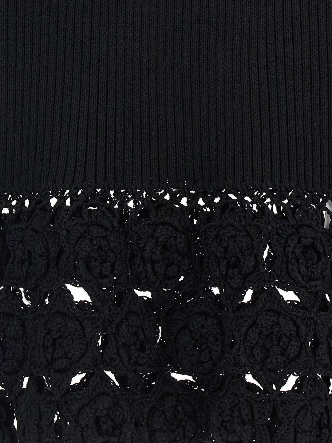 Ganni Black Organic Cotton Sleeveless Jacket
