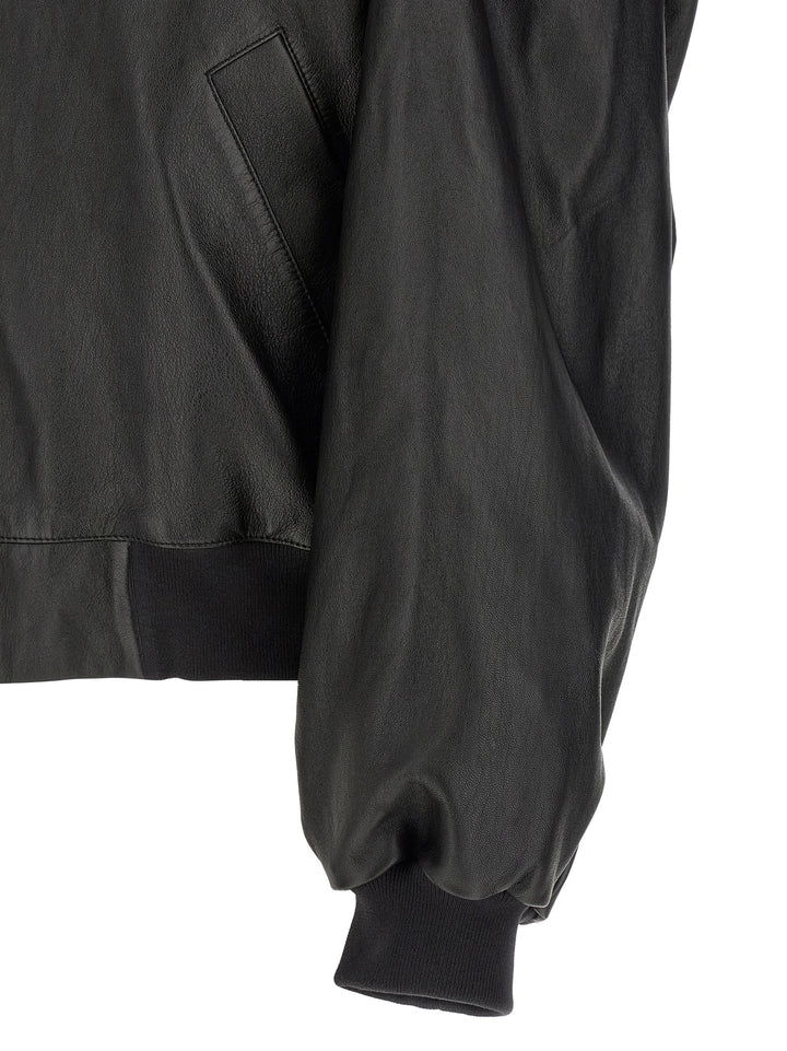Balenciaga Black Lamb Leather Leather Jacket