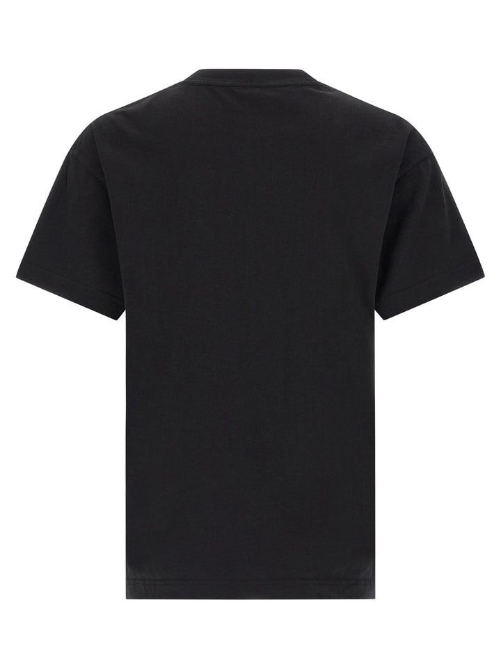 Palm Angels Black Cotton T-Shirt