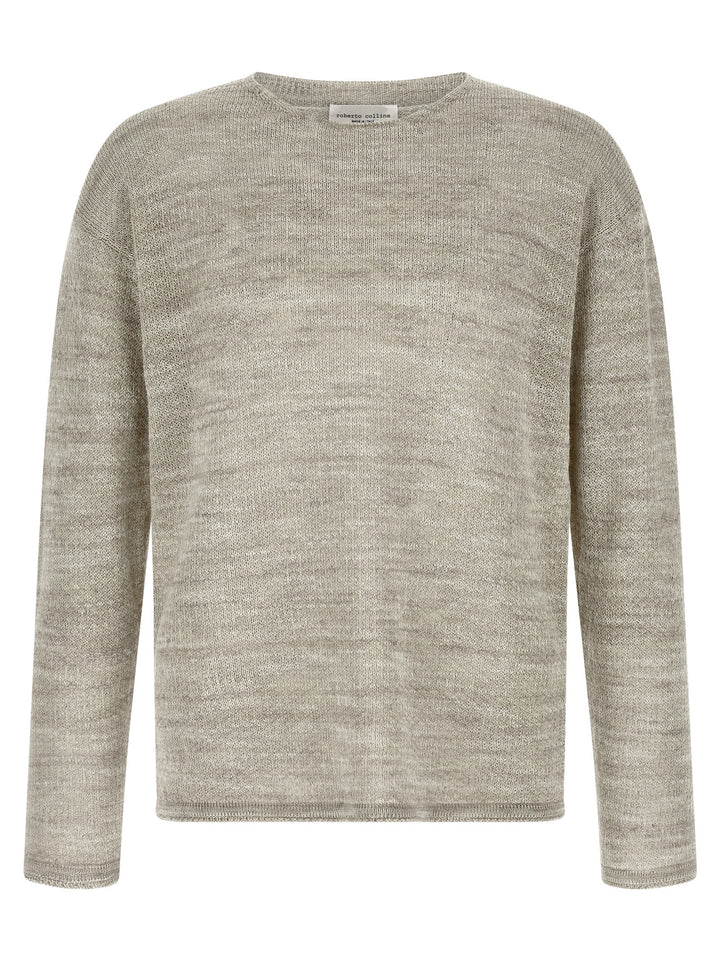 Roberto Collina Gray Cotton Cardigan