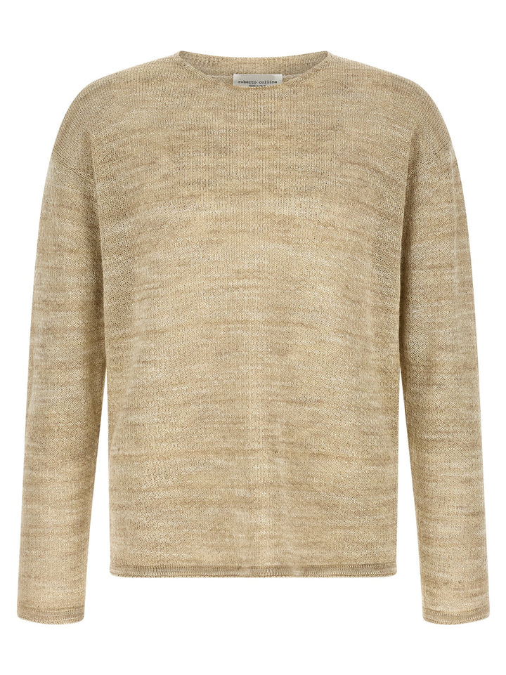 Roberto Collina Beige Cotton Cardigan