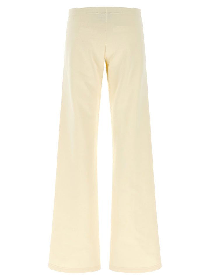 Balenciaga White Cotton Flared Pants