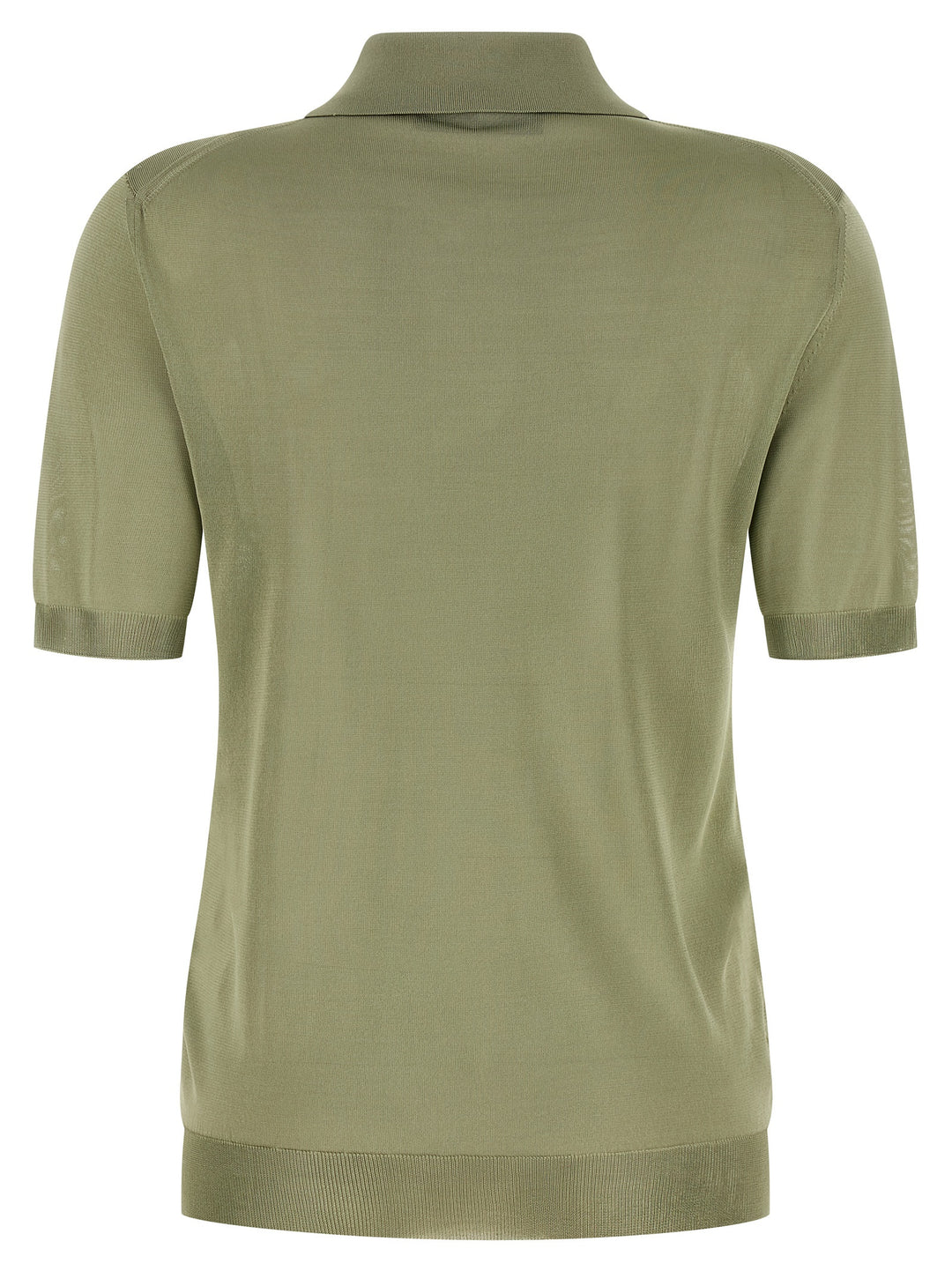 Fendi Bicolor Viscose Polo Shirt