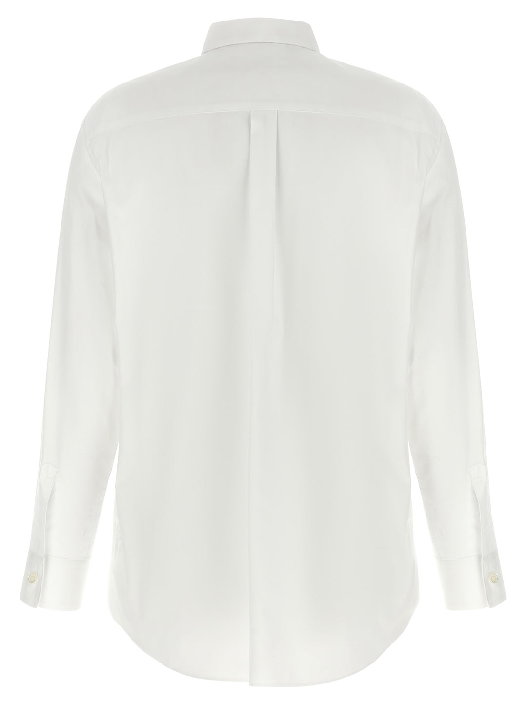 Comme Des Garçons White Cotton Blouse