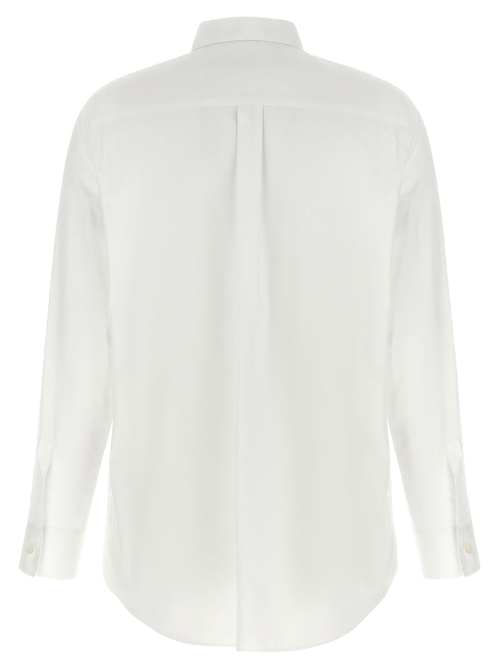 Comme Des Garçons White Cotton Blouse