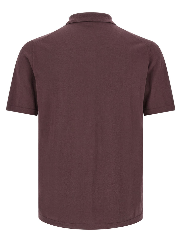 Roberto Collina Bordeaux Cotton Blouse