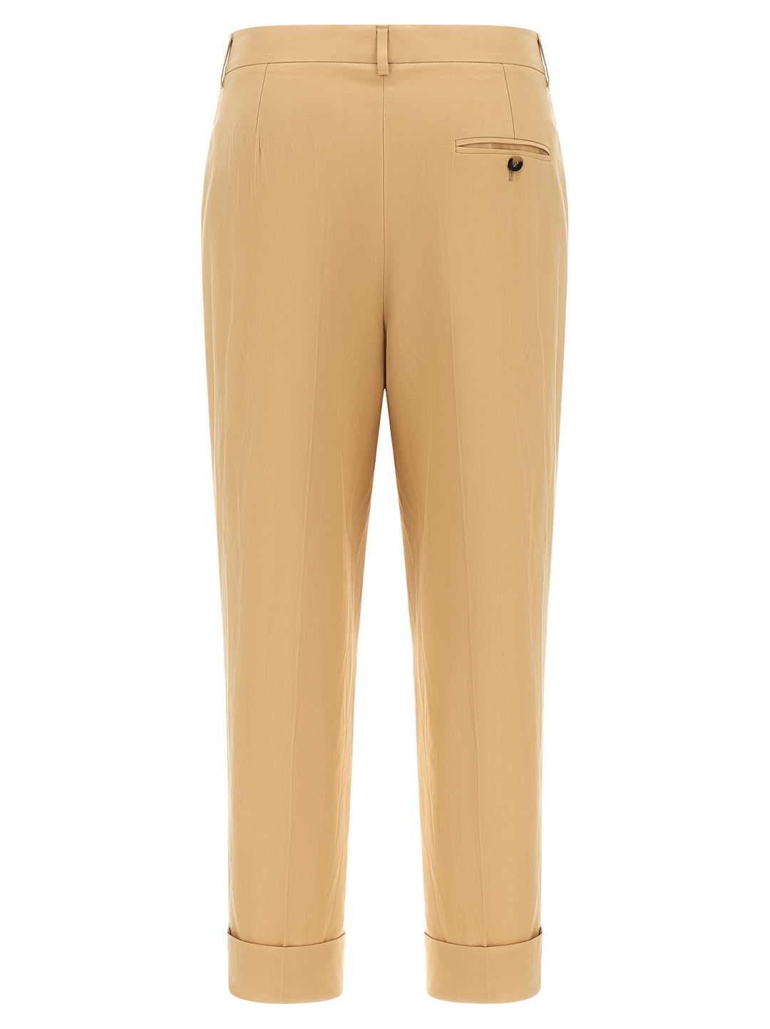 Alberto Biani Beige Cotton Casual Pants