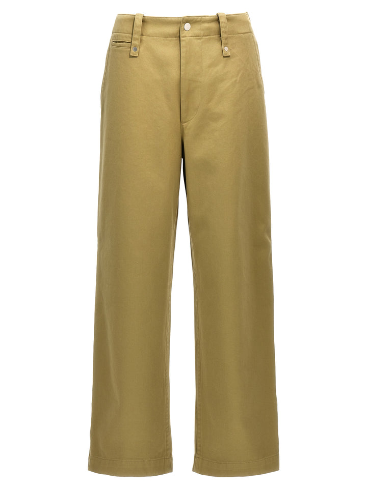Burberry Beige Cotton Casual Pants