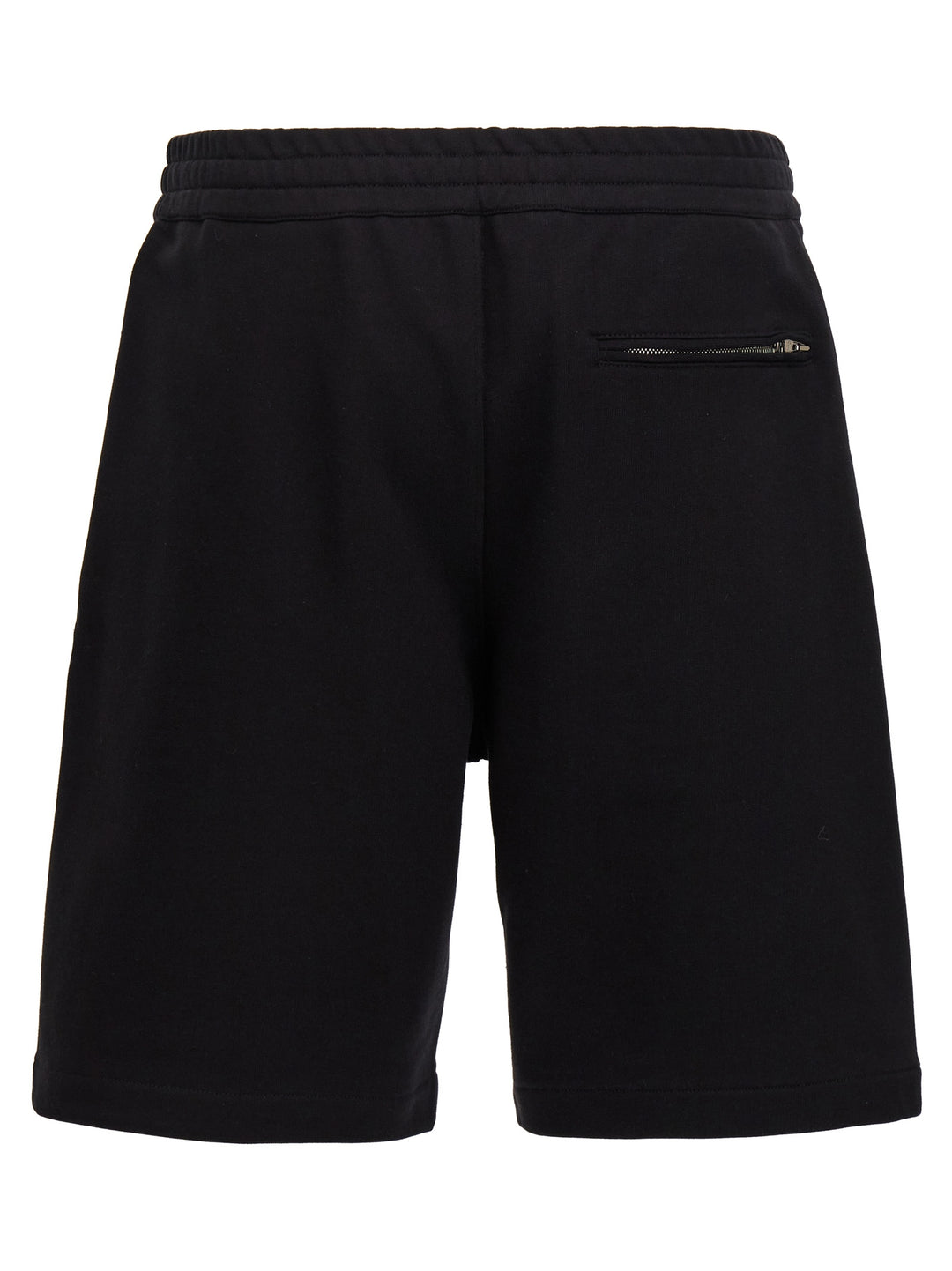 Alexander McQueen Black Cotton Bermuda Shorts