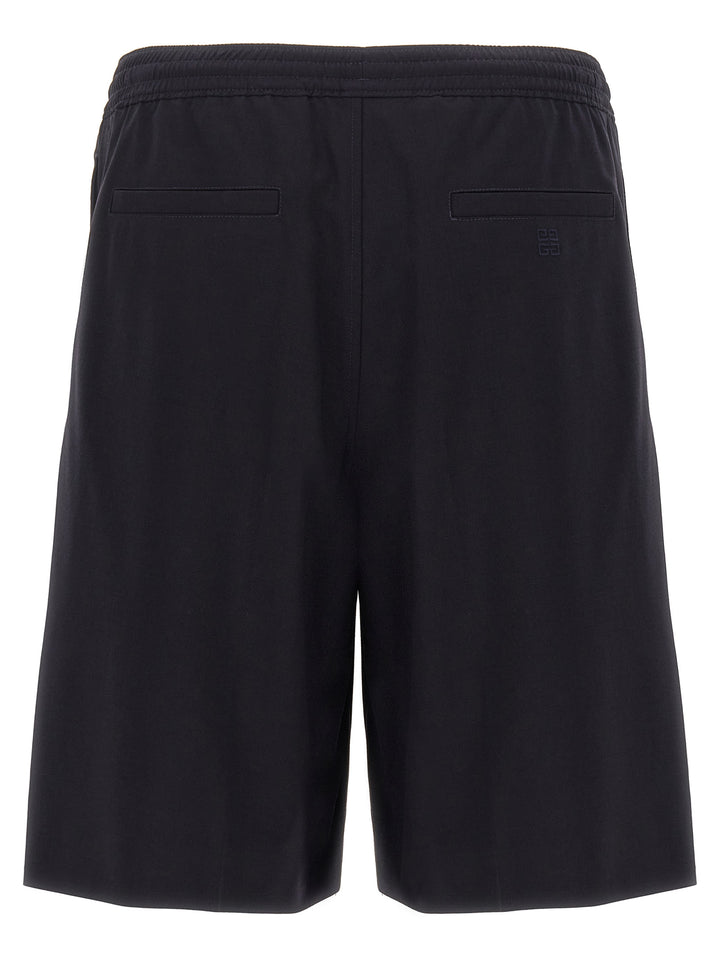 Givenchy Blue Elastane Bermuda Shorts