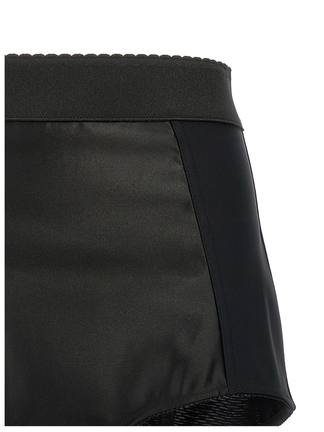 Dolce &amp; Gabbana Black Polyamide Bermuda Shorts