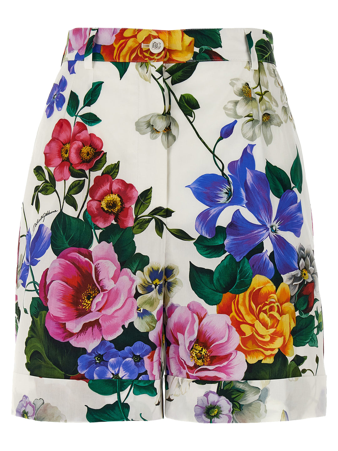 Dolce &amp; Gabbana Multicolor Cotton Bermuda Shorts