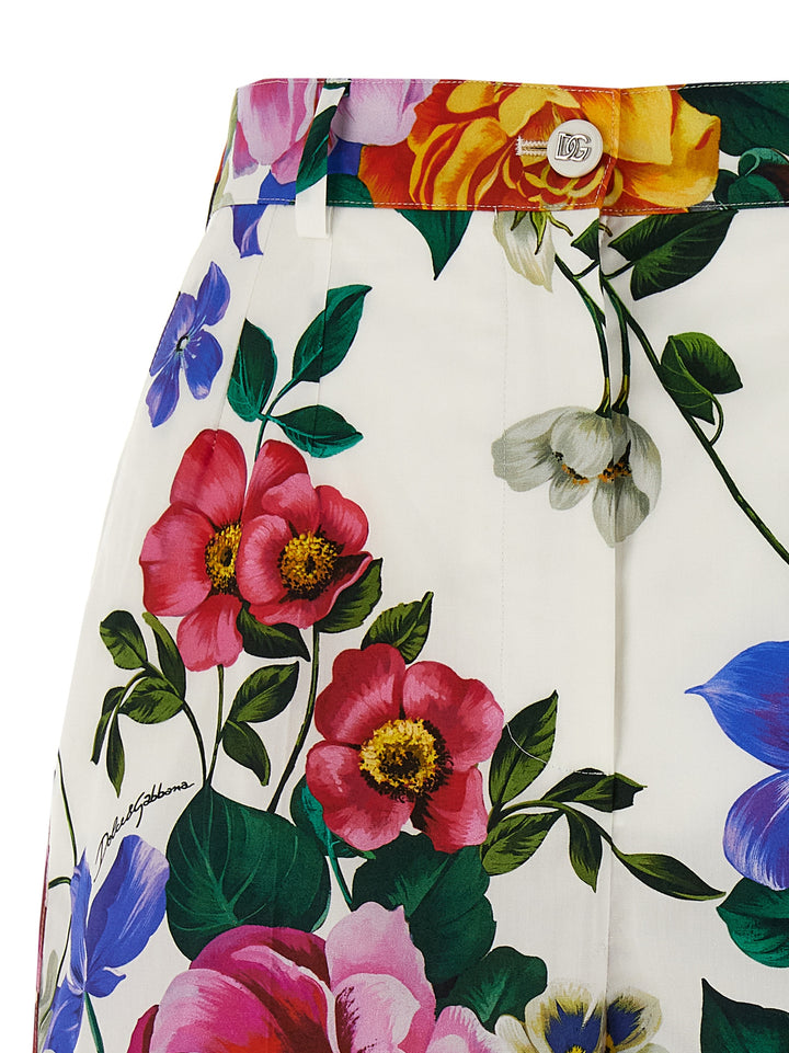 Dolce &amp; Gabbana Multicolor Cotton Bermuda Shorts