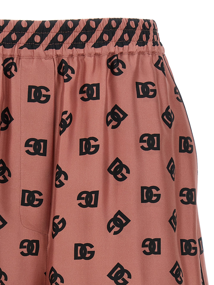 Dolce &amp; Gabbana Multicolor Silk Bermuda Shorts
